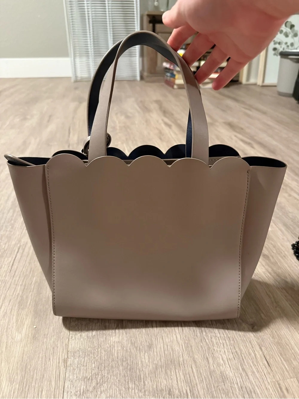 Kate Spade Scalloped Edge Leather Tote